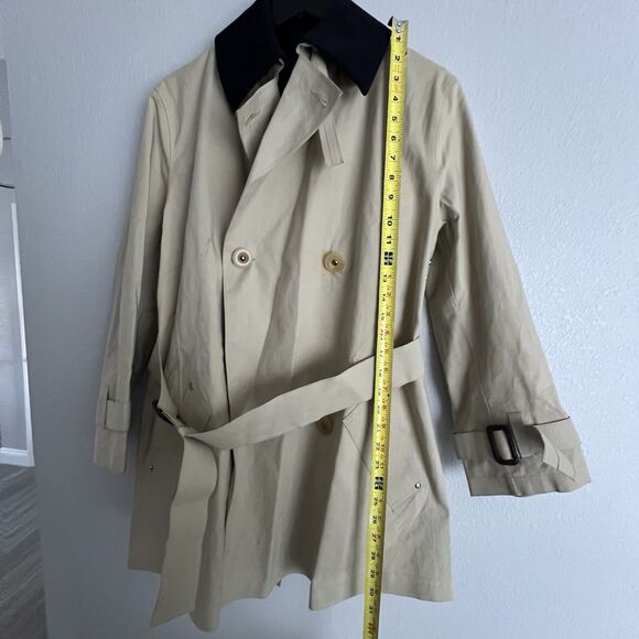 Y's Yohji Yamamoto ARCHIVE Womens Trench Coat Jacket Size 4 Made in Japan - Picture 8 of 10